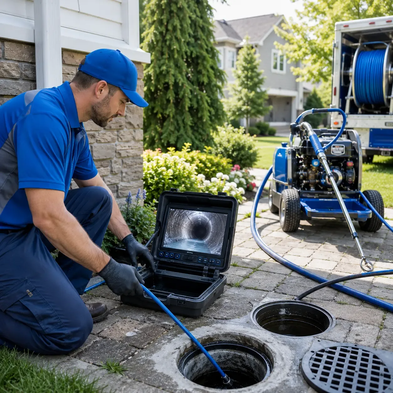 Outdoor drain cleaning professionals serving Goree, TX